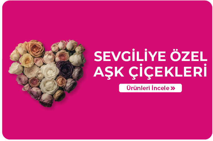 Sevgiliye Özel Aşk Çiçekleri